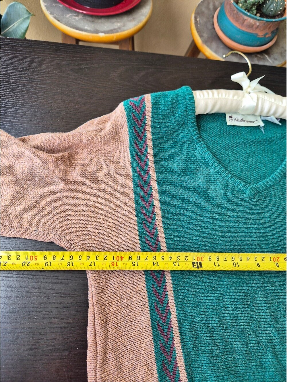 Vintage Weathervane Silk Cotton Sweater Size S Made in British Hong Kong - Picture 5 of 5